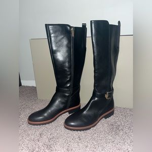 Tommy Hilfiger 8.5 Black Tall Riding Boots NEW